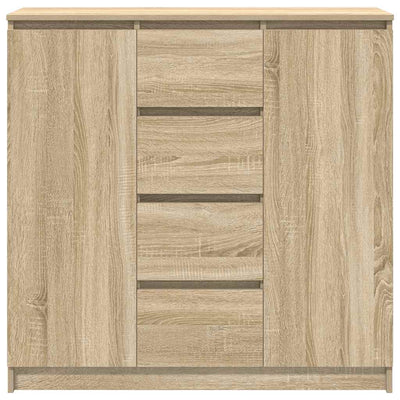 Senkki laatikoilla Sonoma-tammi 100,5x35x98,5 cm tekninen puu