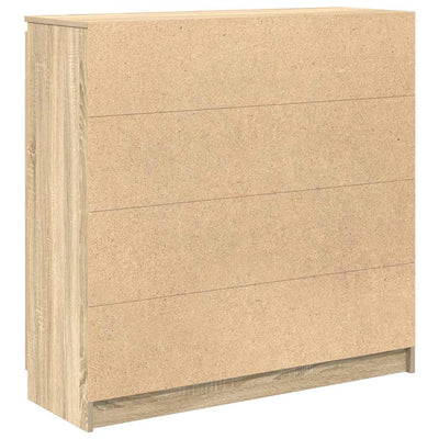 Senkki laatikoilla Sonoma-tammi 100,5x35x98,5 cm tekninen puu