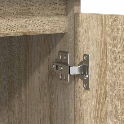 Senkki laatikoilla Sonoma-tammi 100,5x35x98,5 cm tekninen puu