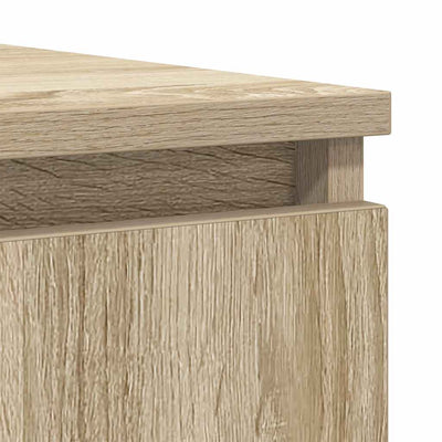 Senkki laatikoilla Sonoma-tammi 100,5x35x98,5 cm tekninen puu