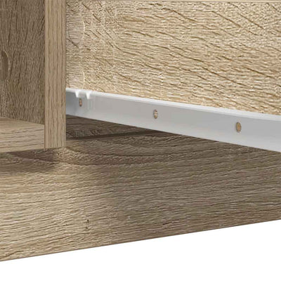 Senkki laatikoilla Sonoma-tammi 100,5x35x98,5 cm tekninen puu