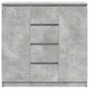 Senkki laatikoilla betoninharmaa 100,5x35x98,5 cm tekninen puu