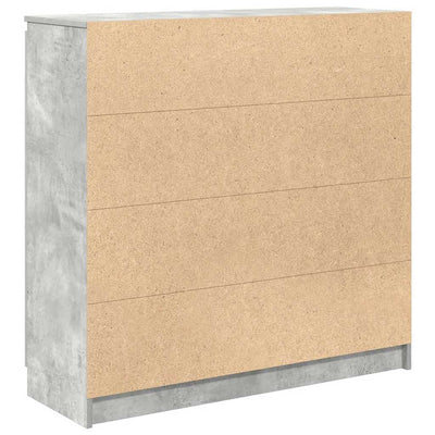 Senkki laatikoilla betoninharmaa 100,5x35x98,5 cm tekninen puu