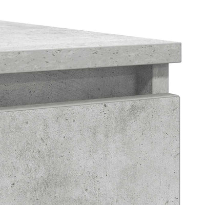Senkki laatikoilla betoninharmaa 100,5x35x98,5 cm tekninen puu