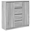 Senkki laatikoilla harmaa sonoma 100,5x35x98,5 cm tekninen puu