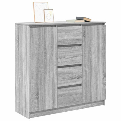 Senkki laatikoilla harmaa sonoma 100,5x35x98,5 cm tekninen puu