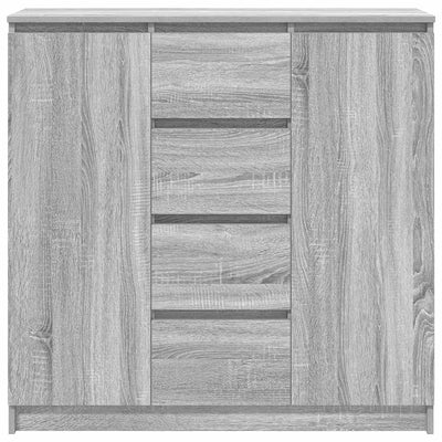 Senkki laatikoilla harmaa sonoma 100,5x35x98,5 cm tekninen puu