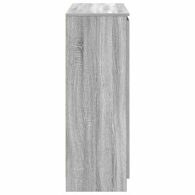 Senkki laatikoilla harmaa sonoma 100,5x35x98,5 cm tekninen puu