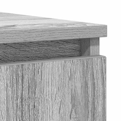 Senkki laatikoilla harmaa sonoma 100,5x35x98,5 cm tekninen puu