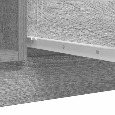 Senkki laatikoilla harmaa sonoma 100,5x35x98,5 cm tekninen puu