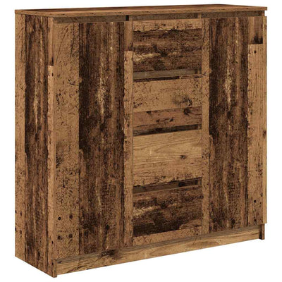 Senkki laatikoilla vanha puu 100,5x35x98,5 cm tekninen puu