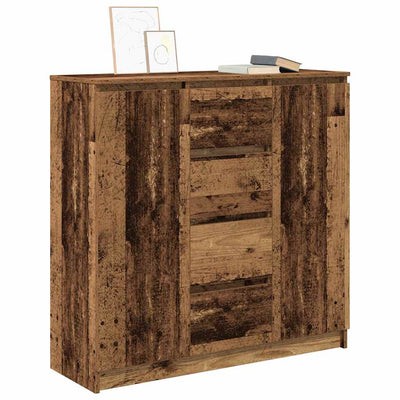 Senkki laatikoilla vanha puu 100,5x35x98,5 cm tekninen puu