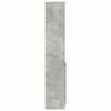 Kaappi betoninharmaa 50x35x180 cm tekninen puu