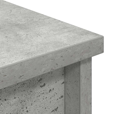 Kaappi betoninharmaa 50x35x180 cm tekninen puu