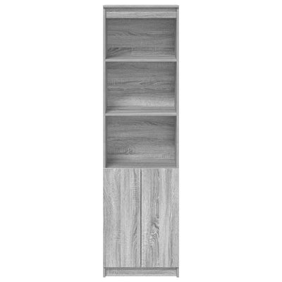 Kaappi harmaa Sonoma 50x35x180 cm tekninen puu