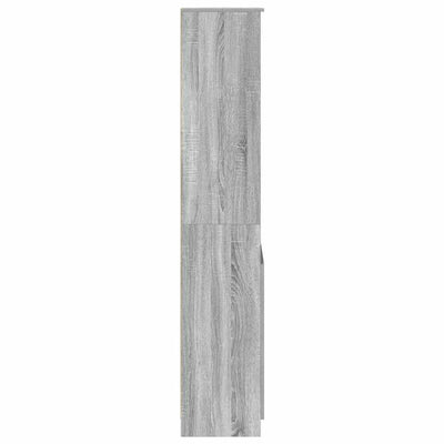 Kaappi harmaa Sonoma 50x35x180 cm tekninen puu