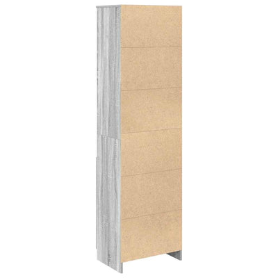 Kaappi harmaa Sonoma 50x35x180 cm tekninen puu