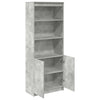 Kaappi betoninharmaa 70x35x180 cm tekninen puu