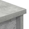 Kaappi betoninharmaa 70x35x180 cm tekninen puu