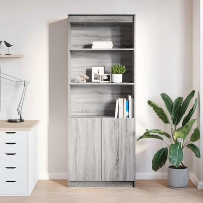 Kaappi harmaa Sonoma 70x35x180 cm tekninen puu