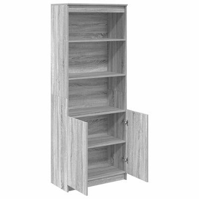 Kaappi harmaa Sonoma 70x35x180 cm tekninen puu