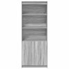 Kaappi harmaa Sonoma 70x35x180 cm tekninen puu