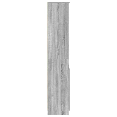 Kaappi harmaa Sonoma 70x35x180 cm tekninen puu