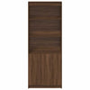Kaappi ruskea tammi 70x35x180 cm tekninen puu