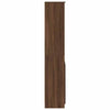 Kaappi ruskea tammi 70x35x180 cm tekninen puu
