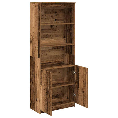 Kaappi vanha puu 70x35x180 cm tekninen puu