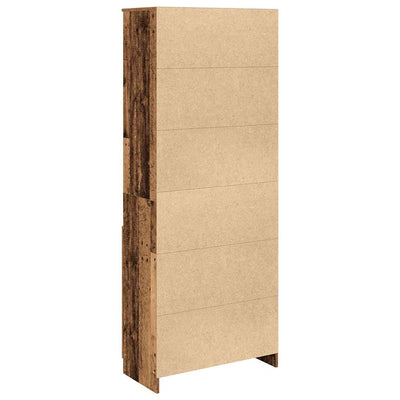 Kaappi vanha puu 70x35x180 cm tekninen puu