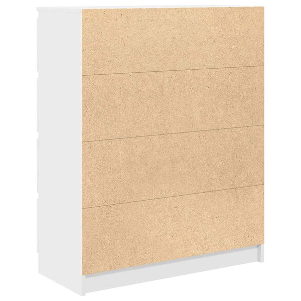 Valkoinen senkki Culaita 80x35x99cm (puinen)