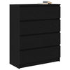 Senkki musta tammi 80x35x99 cm tekninen puu