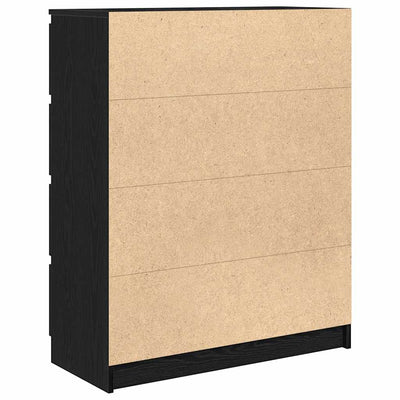 Senkki musta tammi 80x35x99 cm tekninen puu