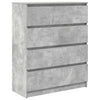 Senkki betoninharmaa 80x35x99 cm tekninen puu