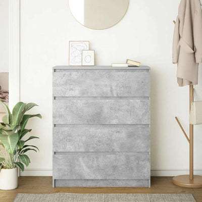 Senkki betoninharmaa 80x35x99 cm tekninen puu