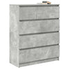 Senkki betoninharmaa 80x35x99 cm tekninen puu