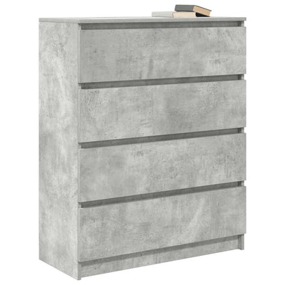 Senkki betoninharmaa 80x35x99 cm tekninen puu