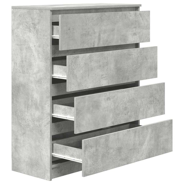 Betoninharmaa senkki Culaita 80x35x99cm (puinen)