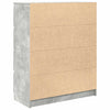 Senkki betoninharmaa 80x35x99 cm tekninen puu