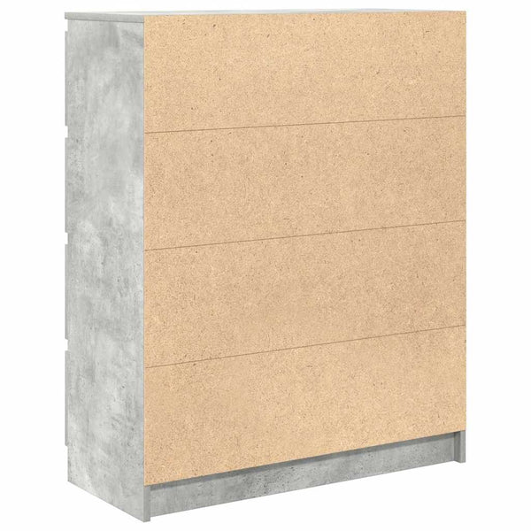 Betoninharmaa senkki Culaita 80x35x99cm (puinen)