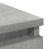 Senkki betoninharmaa 80x35x99 cm tekninen puu