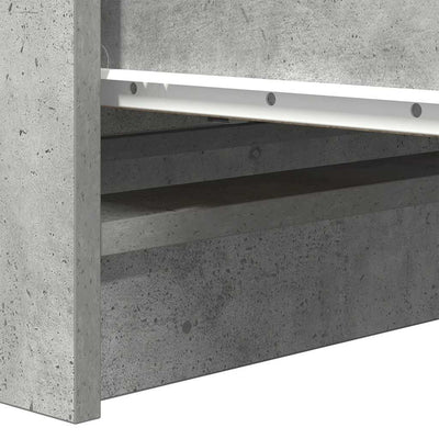 Senkki betoninharmaa 80x35x99 cm tekninen puu