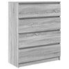 Senkki harmaa Sonoma 80x35x99 cm tekninen puu