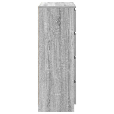 Senkki harmaa Sonoma 80x35x99 cm tekninen puu