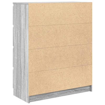 Senkki harmaa Sonoma 80x35x99 cm tekninen puu