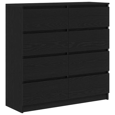 Senkki musta tammi 100x35x99 cm tekninen puu