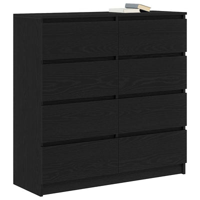 Senkki musta tammi 100x35x99 cm tekninen puu