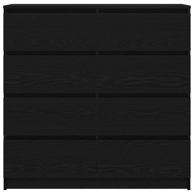 Senkki musta tammi 100x35x99 cm tekninen puu
