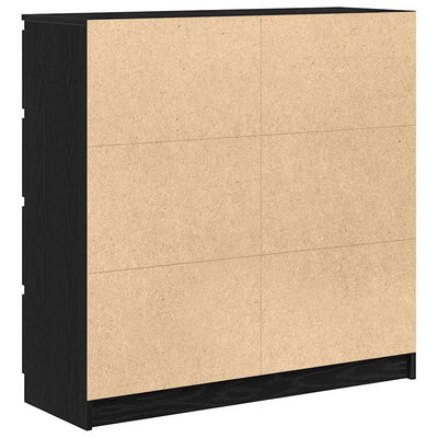 Senkki musta tammi 100x35x99 cm tekninen puu